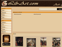 Tablet Screenshot of lib-art.com